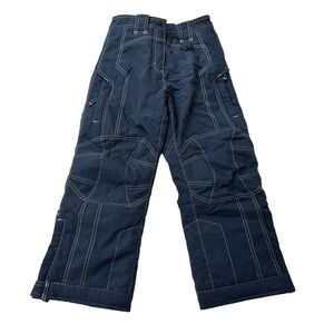 L.L. Bean Navy Blue Kids Snow Pants, 8